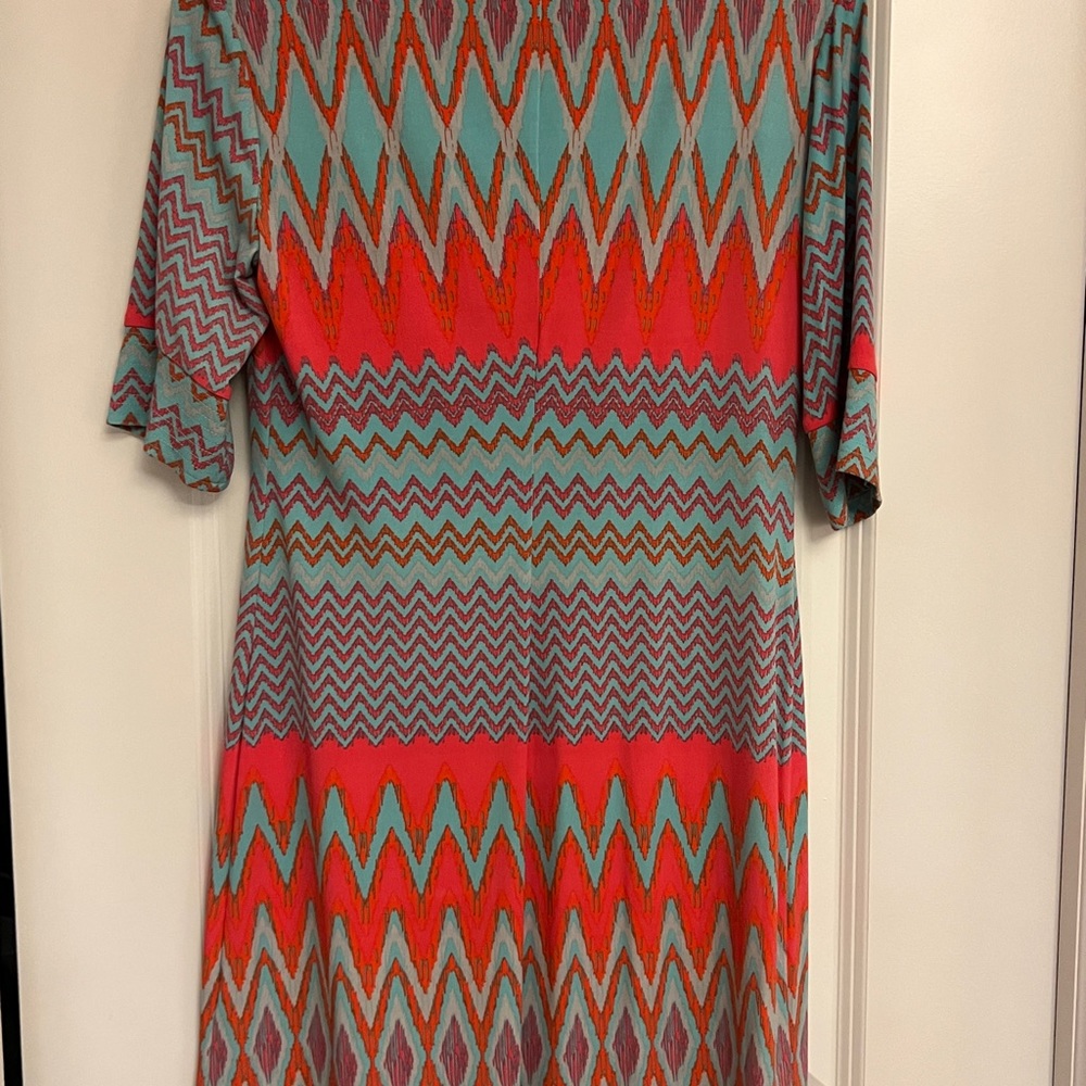 Donna Morgan Multi Colored & Patterned Midi Dress… - image 5